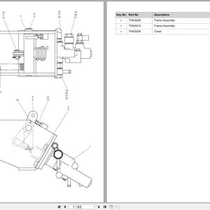 Doosan Walkie Pallet Truck PL12CE LI Equipment Parts Catalog SB1280 (1)
