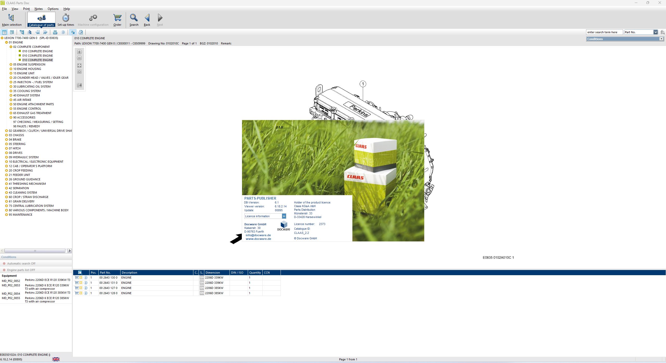 How To Fix Error Claas EPC Parts Doc 2.2 08.2025 895 Program (2)