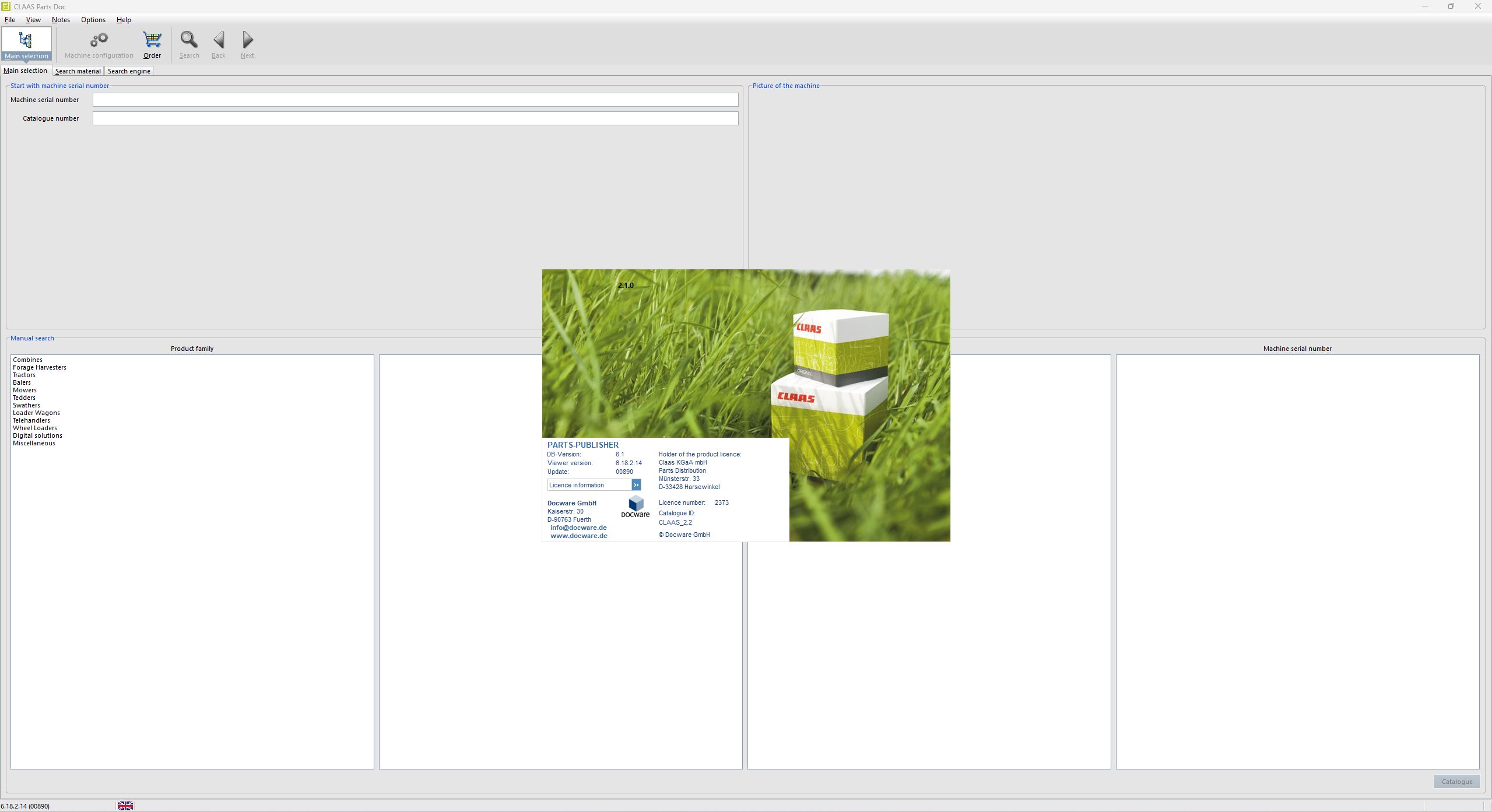 How To Fix Error Claas Parts Doc 2.2 07.2025 890 EPC Program (2)
