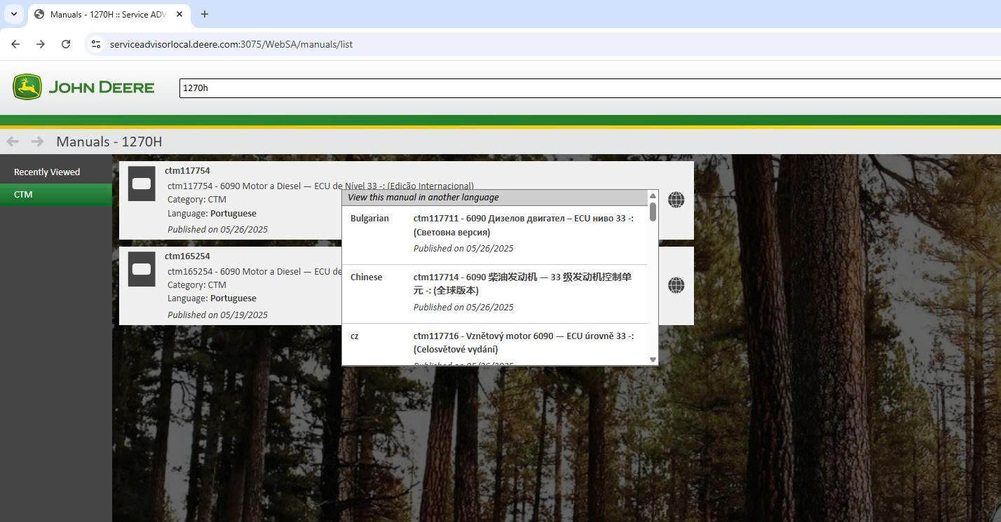 How To Fix Error John Deere SA 5.4.44 AG 06.2025 Service Library Diagnostic Program (2)