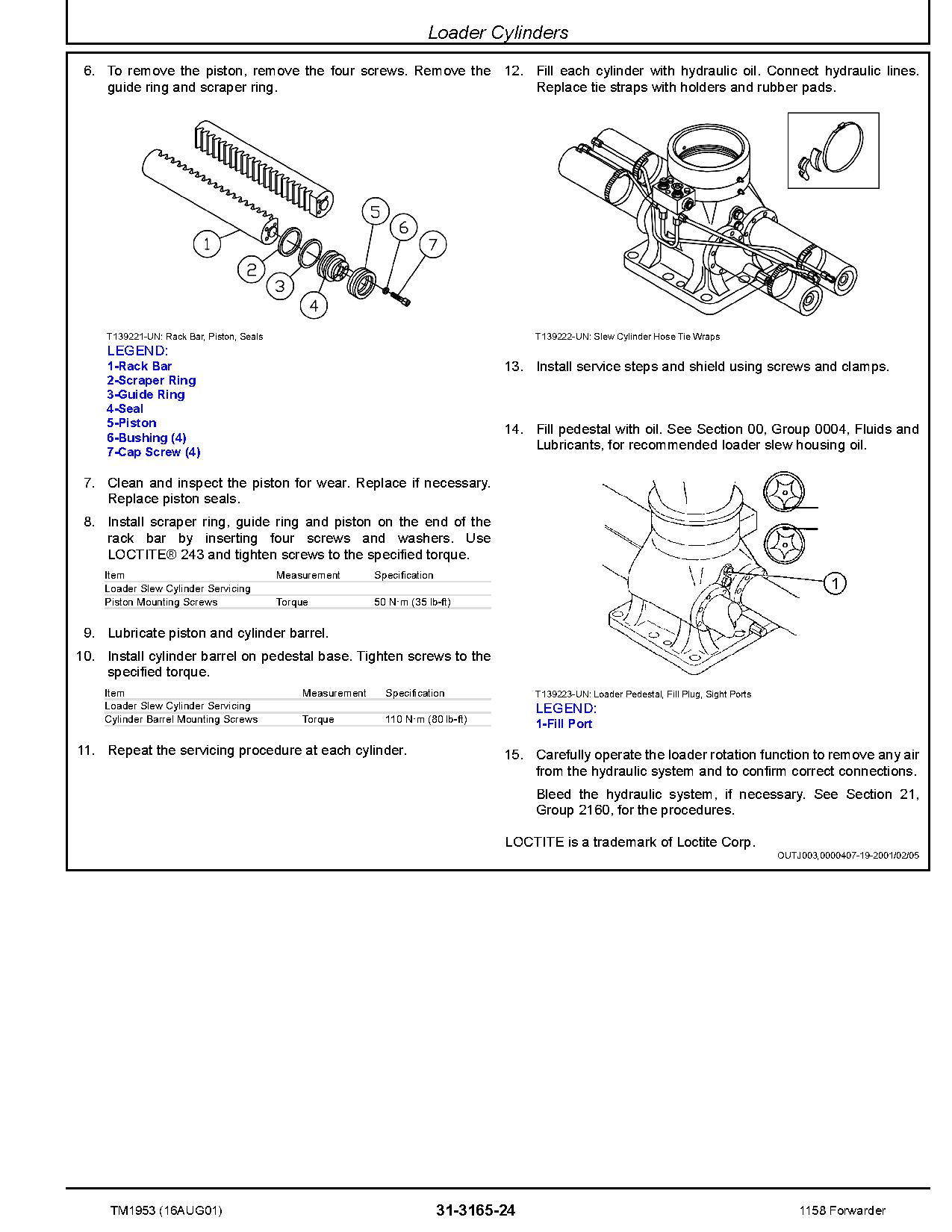 John Deere 1158 Wheeled Forwarders Repair Manual TM1953 (4)