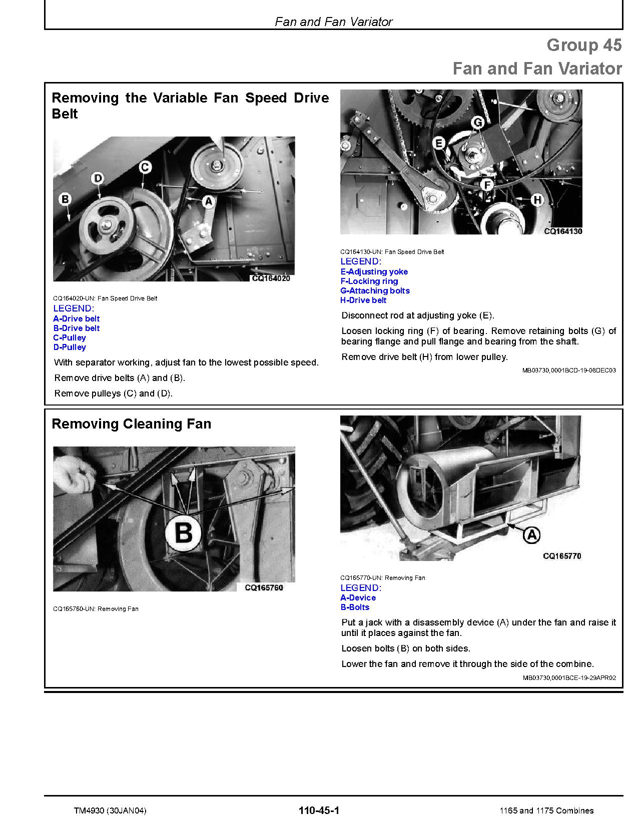 John Deere 1165 1175 Repair Operation Test Manual TM4930 (3)