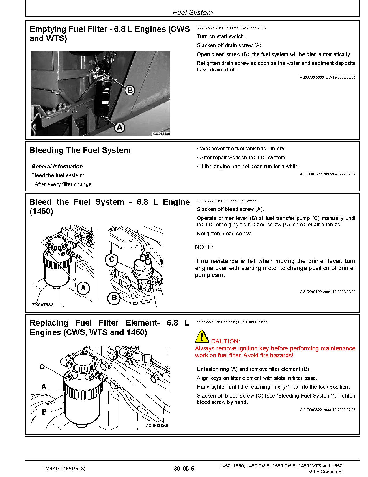 John Deere 1450 1550 CWS WTS Repair Manual TM4714 (2)