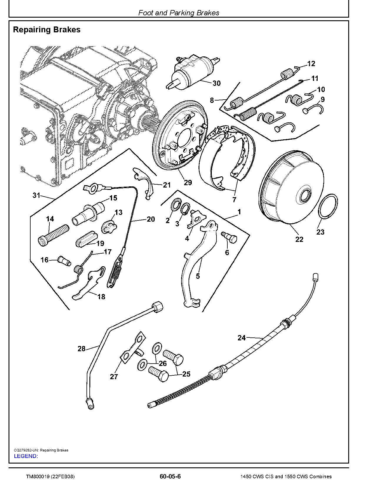 John Deere 1450 CWS 1550 CWS Combines Repair Manual TM800019 (3)