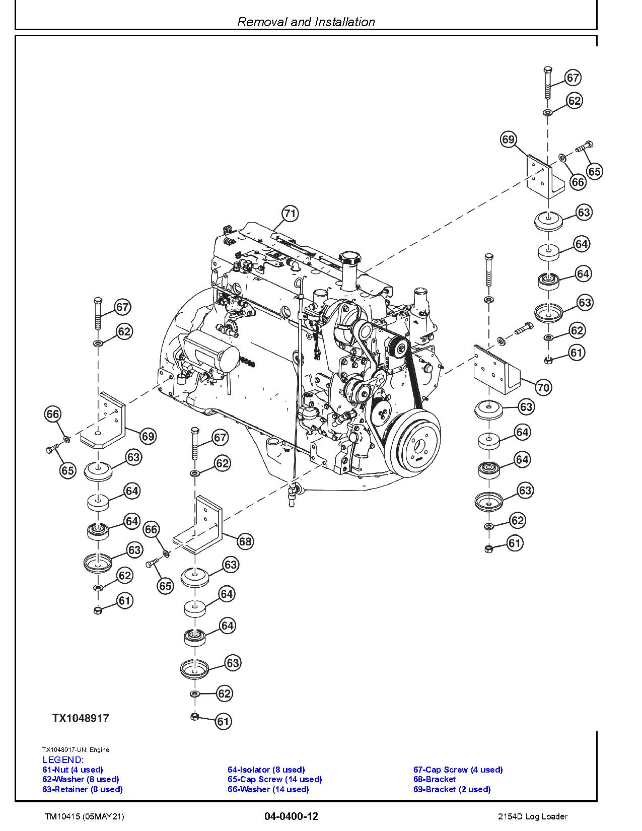 John Deere 2154D Log Loaders Repair Manual TM10415 (3)
