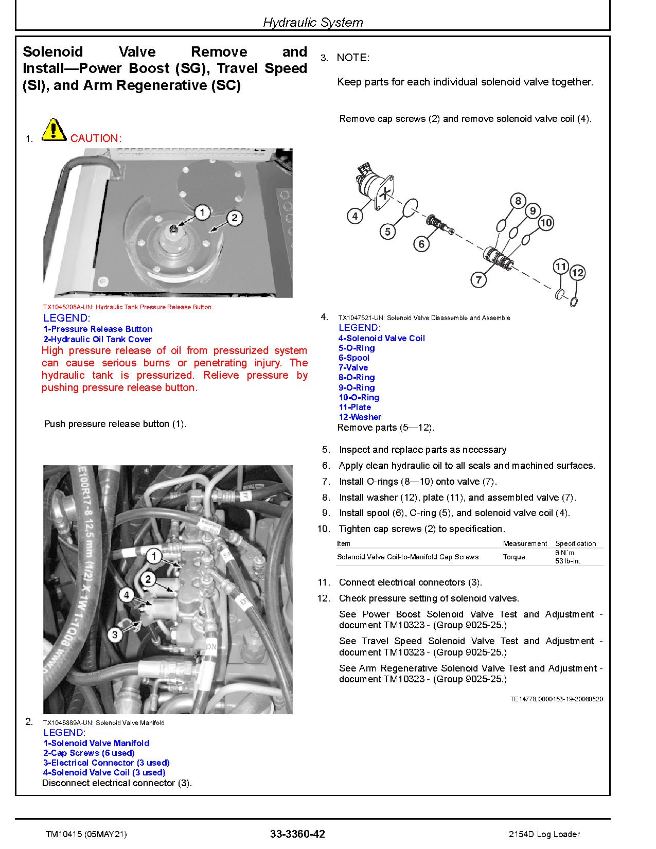 John Deere 2154D Log Loaders Repair Manual TM10415 (4)
