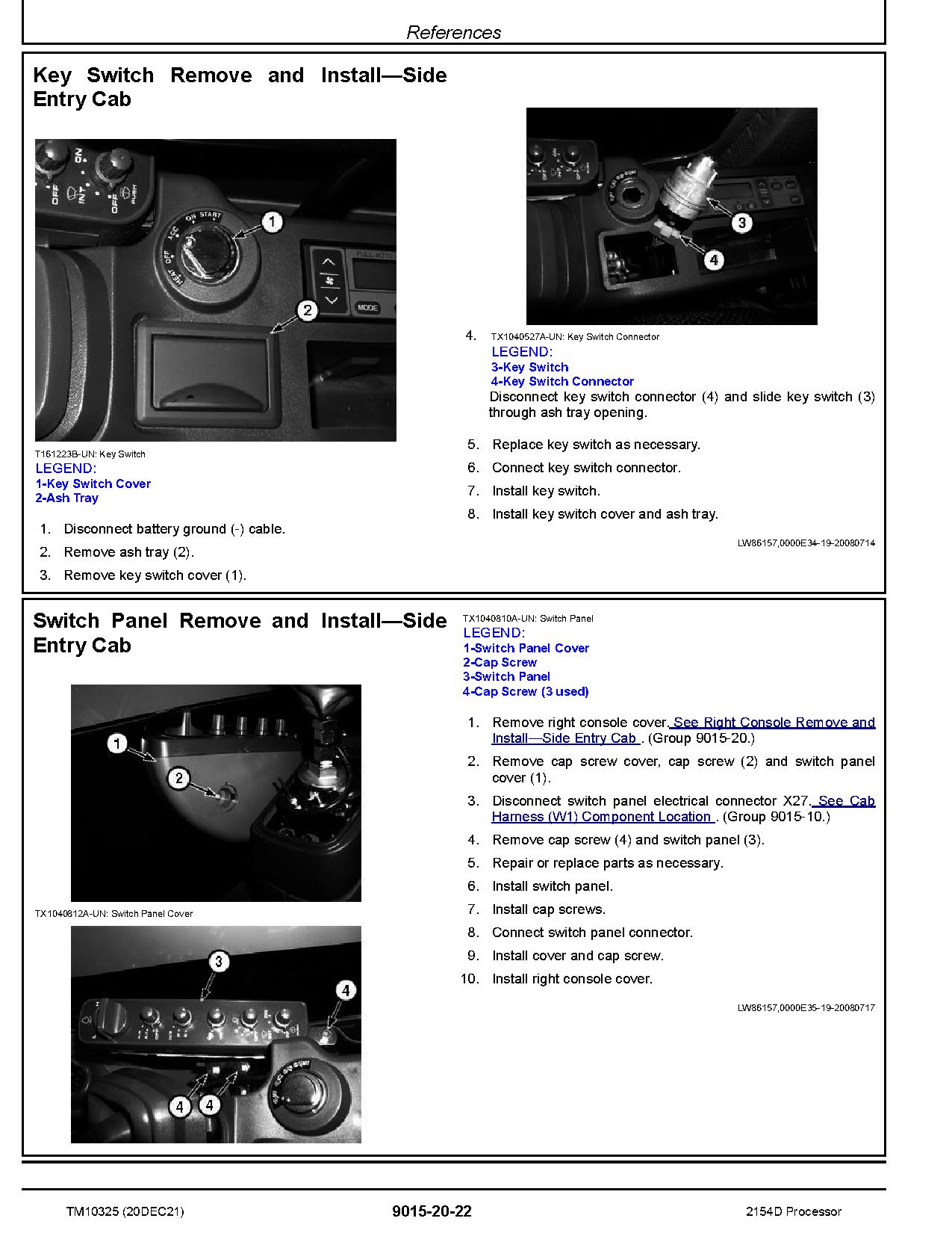 John Deere 2154D Processors Operation Test Manual TM10325 (3)