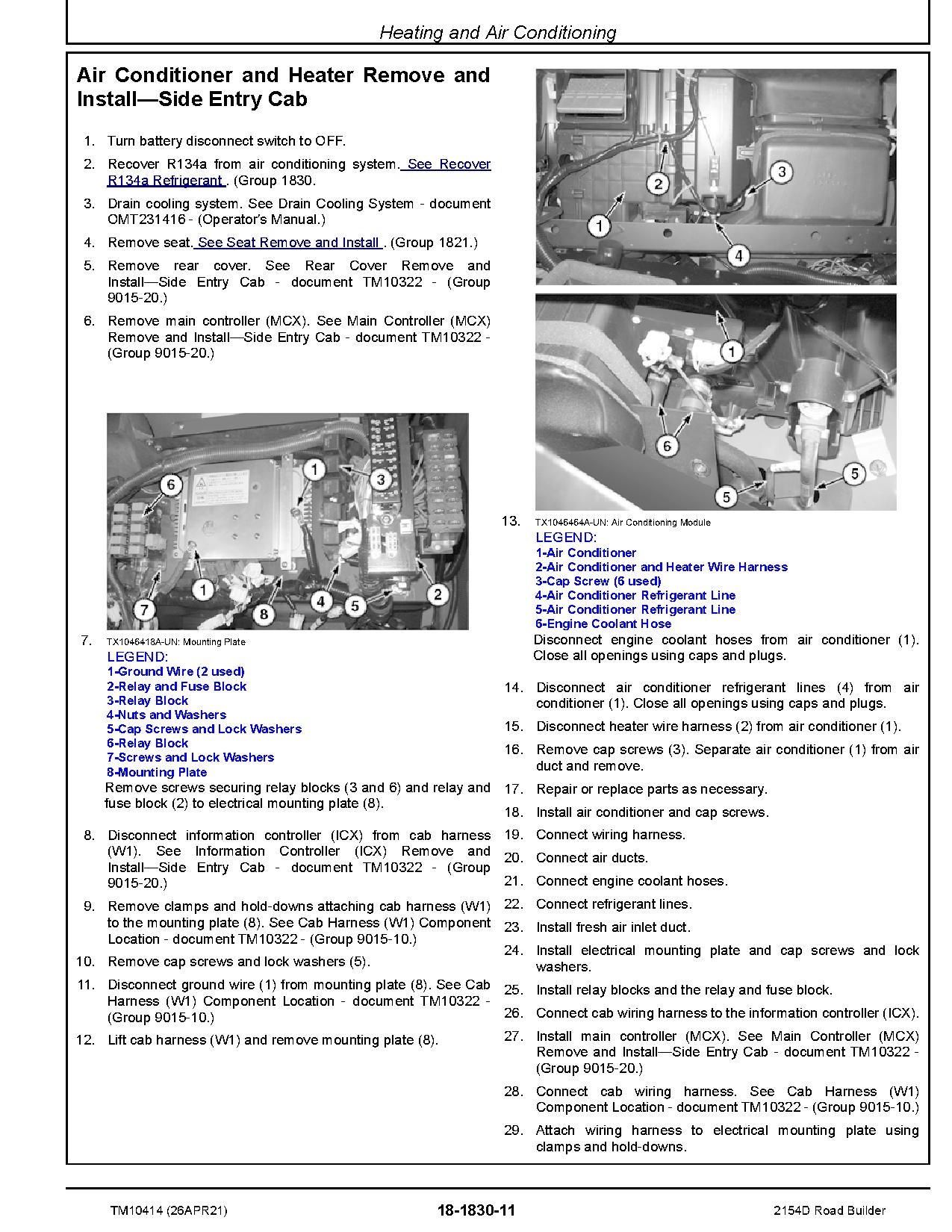 John Deere 2154D Road Builders Repair Manual TM10414 (3)