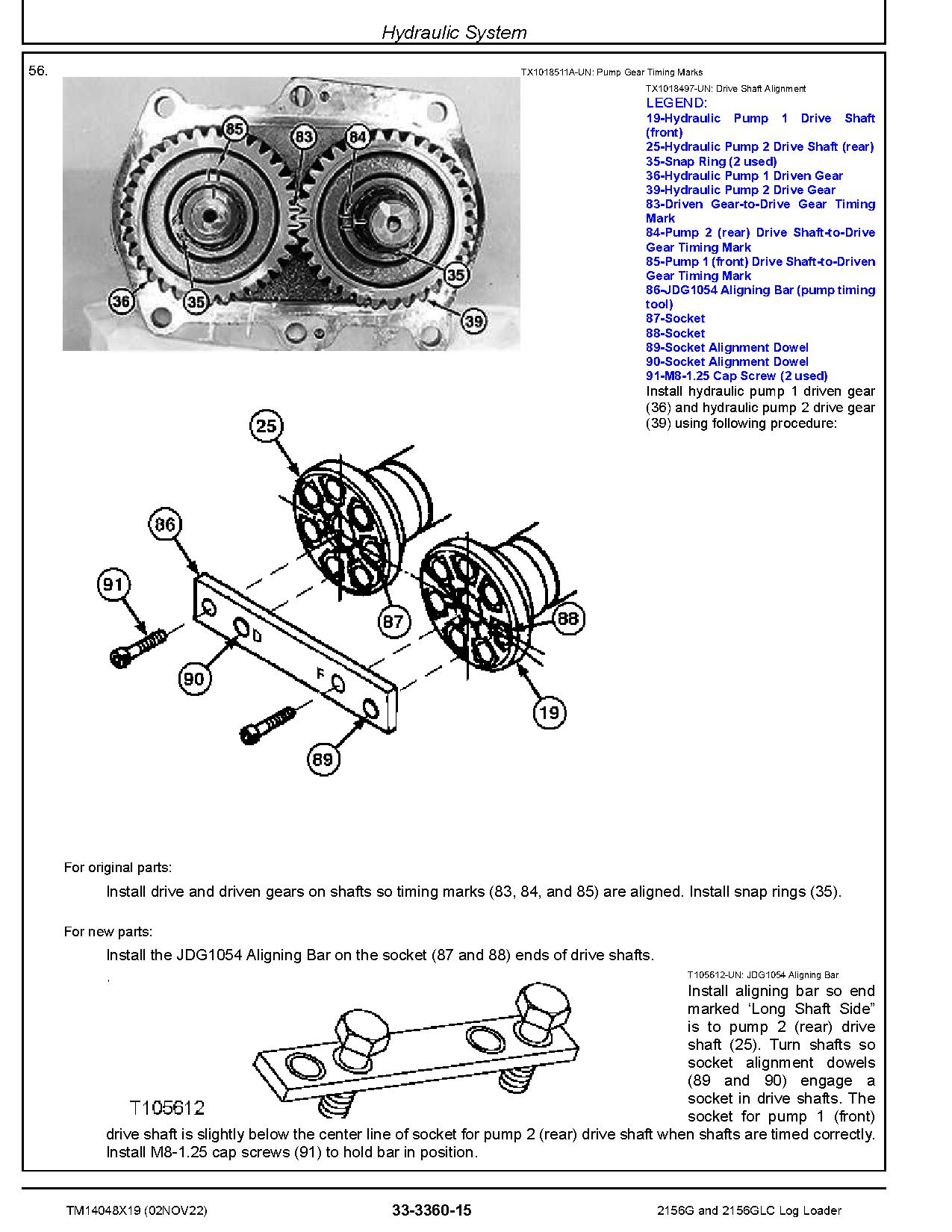 John Deere 2156G 2156GLC Log Loaders Repair Manual TM14048X19 (3)