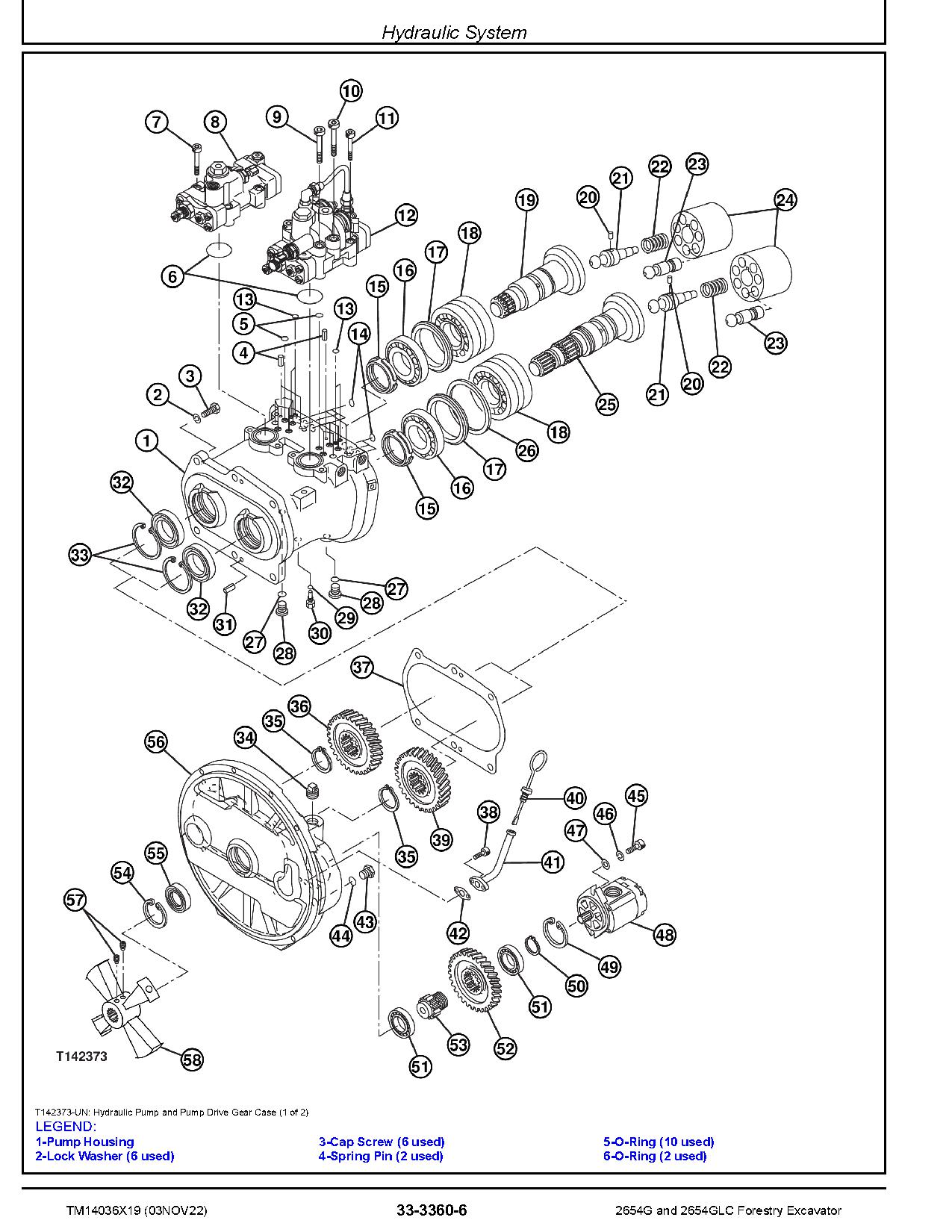 John Deere 2654G 2654GLC Forestry Excavators Repair Manual TM14036X19 (2)