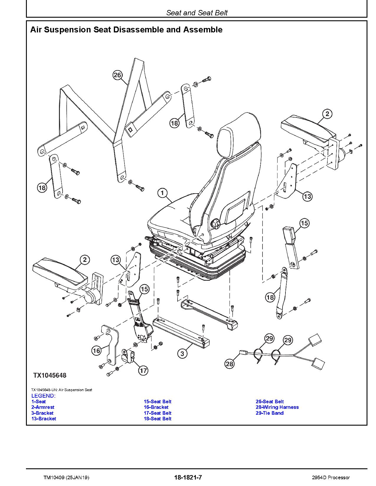 John Deere 2954D Processors Repair Manual TM10409 (3)