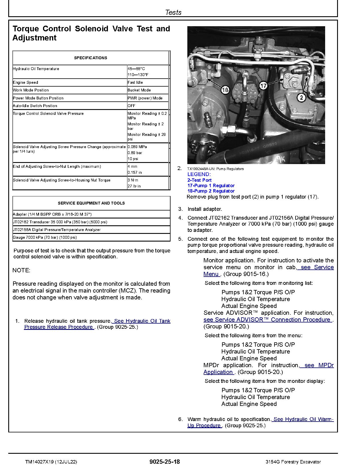 John Deere 3154G Forestry Excavators Operation Test Manual TM14027X19 (4)