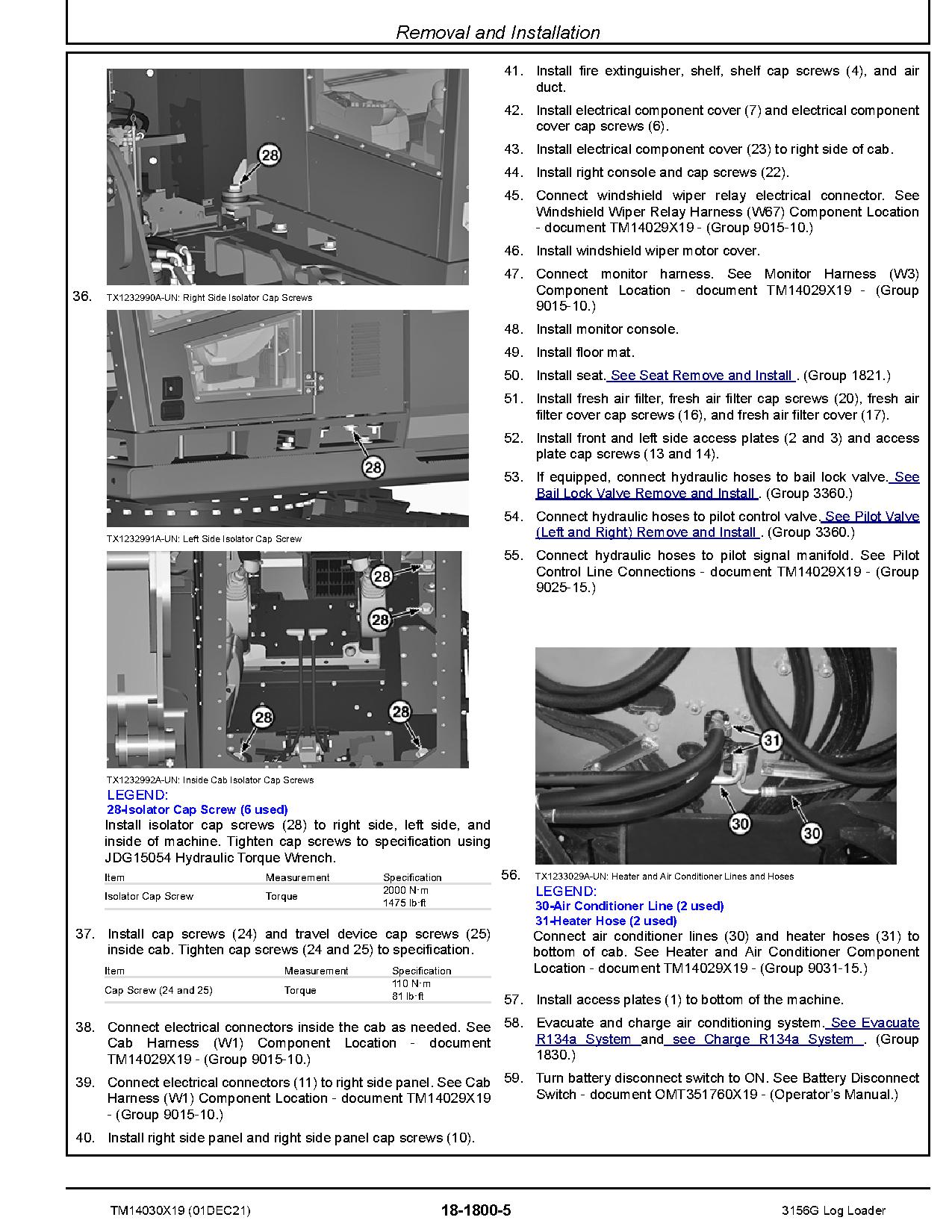 John Deere 3156G Log Loaders Repair Manual TM14030X19 (2)