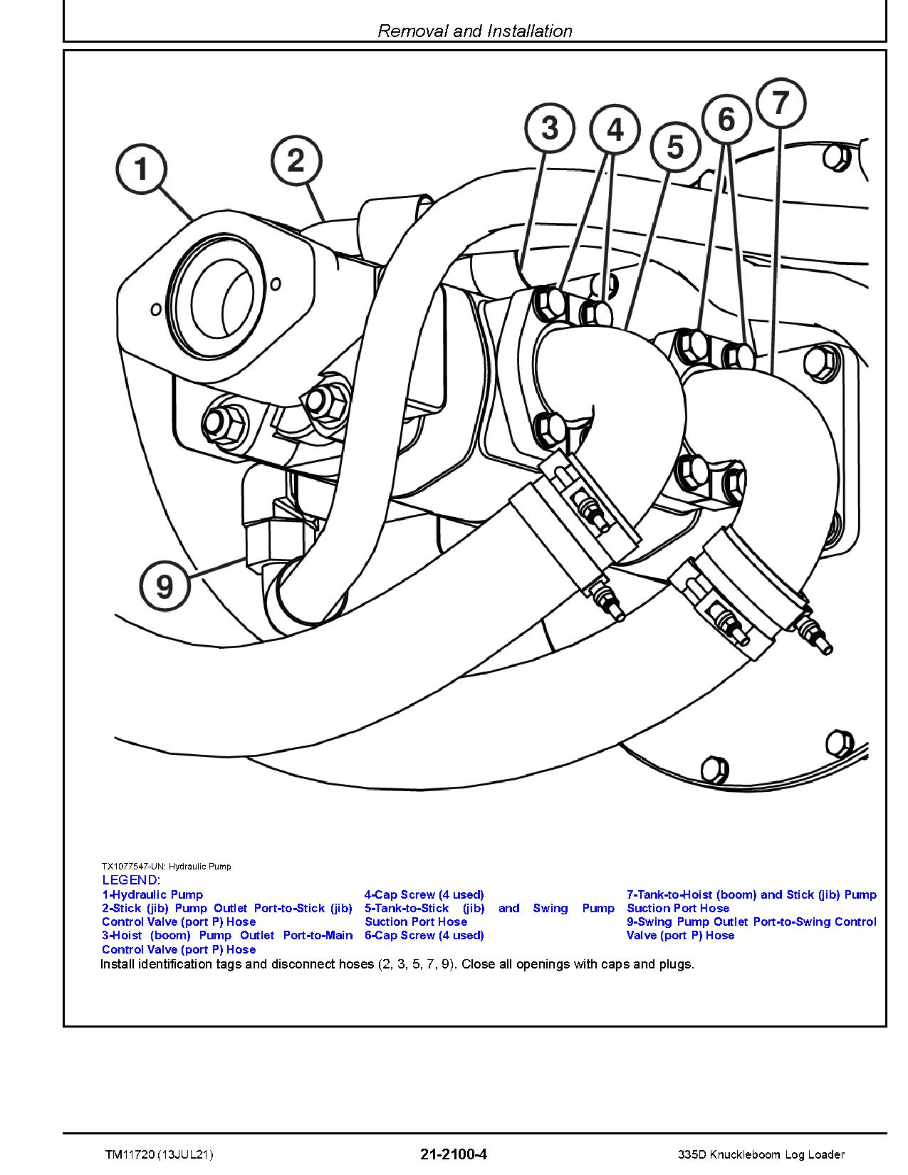 John Deere 335D Knuckleboom Log Loaders Repair Manual TM11720 (4)