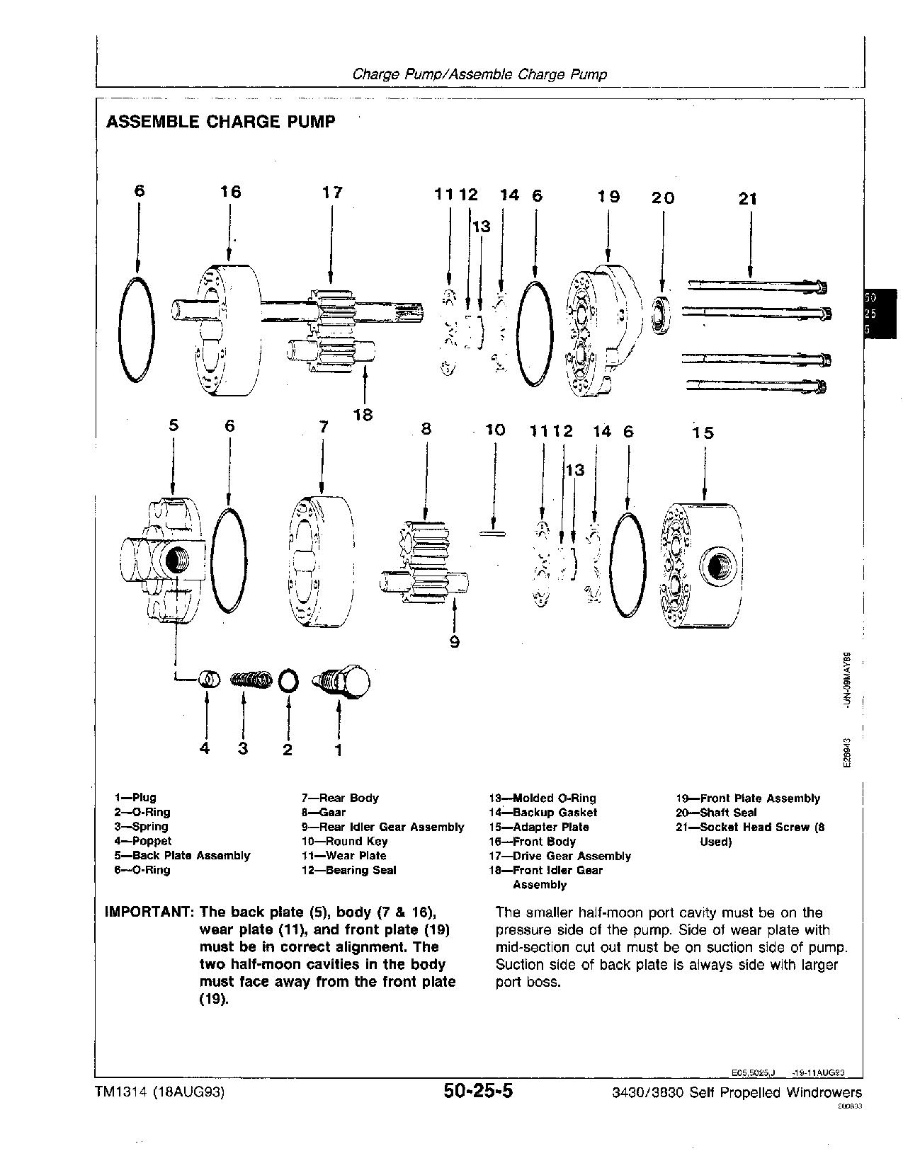 John Deere 3430 3830 Self Propelled Windrowers Technical Manual TM1314 (3)