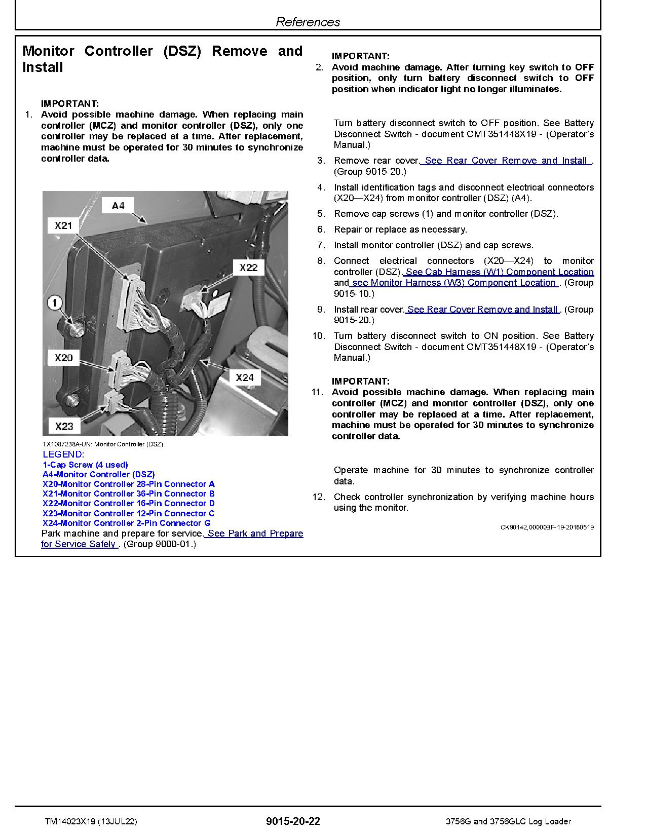 John Deere 3756G 3756GLC Log Loaders Operation Test Manual TM14023X19 (3)