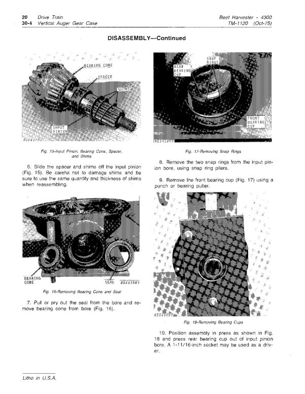 John Deere 4300 Beet Harvesters Technical Manual TM1120 John Deere 4300 Beet Harvesters Technical Manual Tm1120 (2)