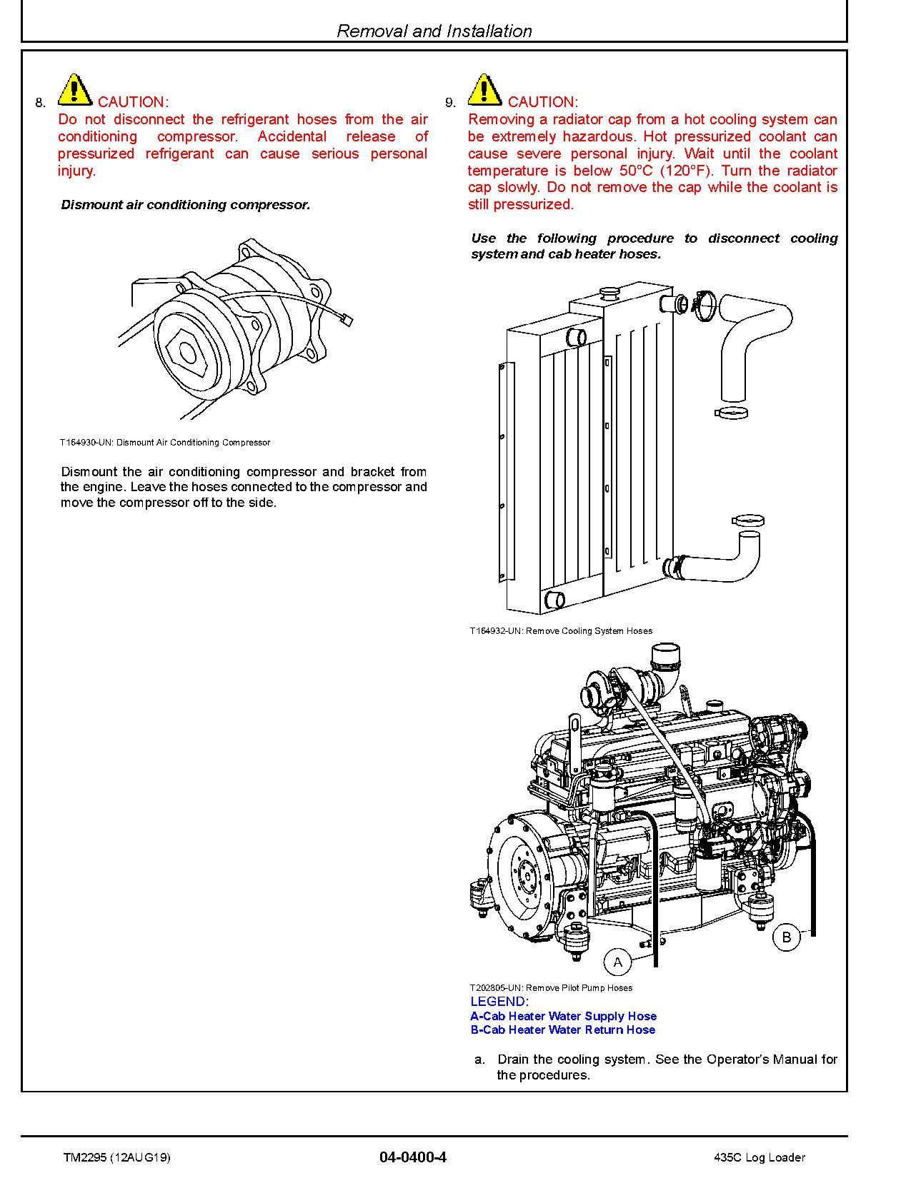 John Deere 435C Knuckleboom Trailer Mount Log Loaders Repair Manual TM2295 (2)