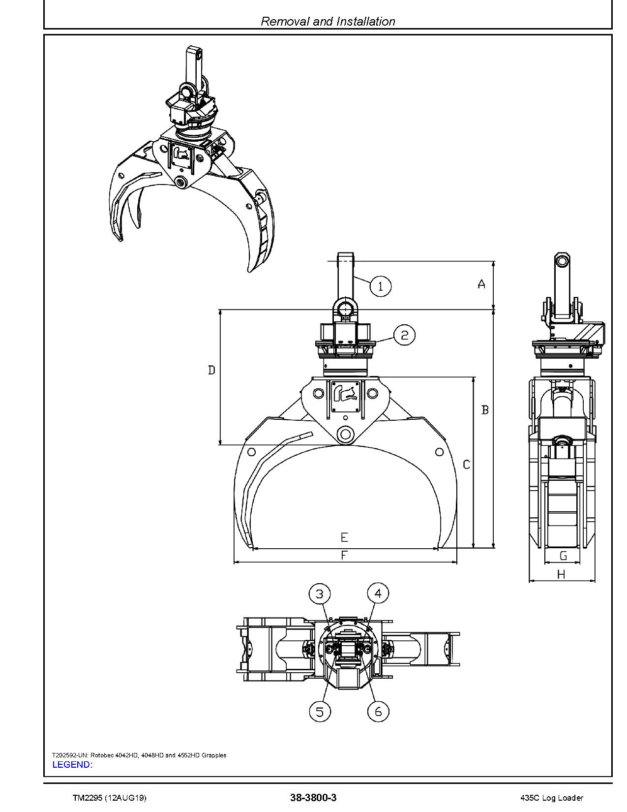 John Deere 435C Knuckleboom Trailer Mount Log Loaders Repair Manual TM2295 (4)