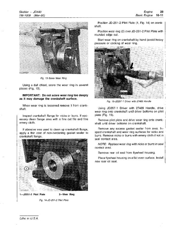 John Deere 440 440A 440B Skidders Technical Manual TM1009 John Deere 440 440A 440B Skidders Technical Manual Tm1009 (2)