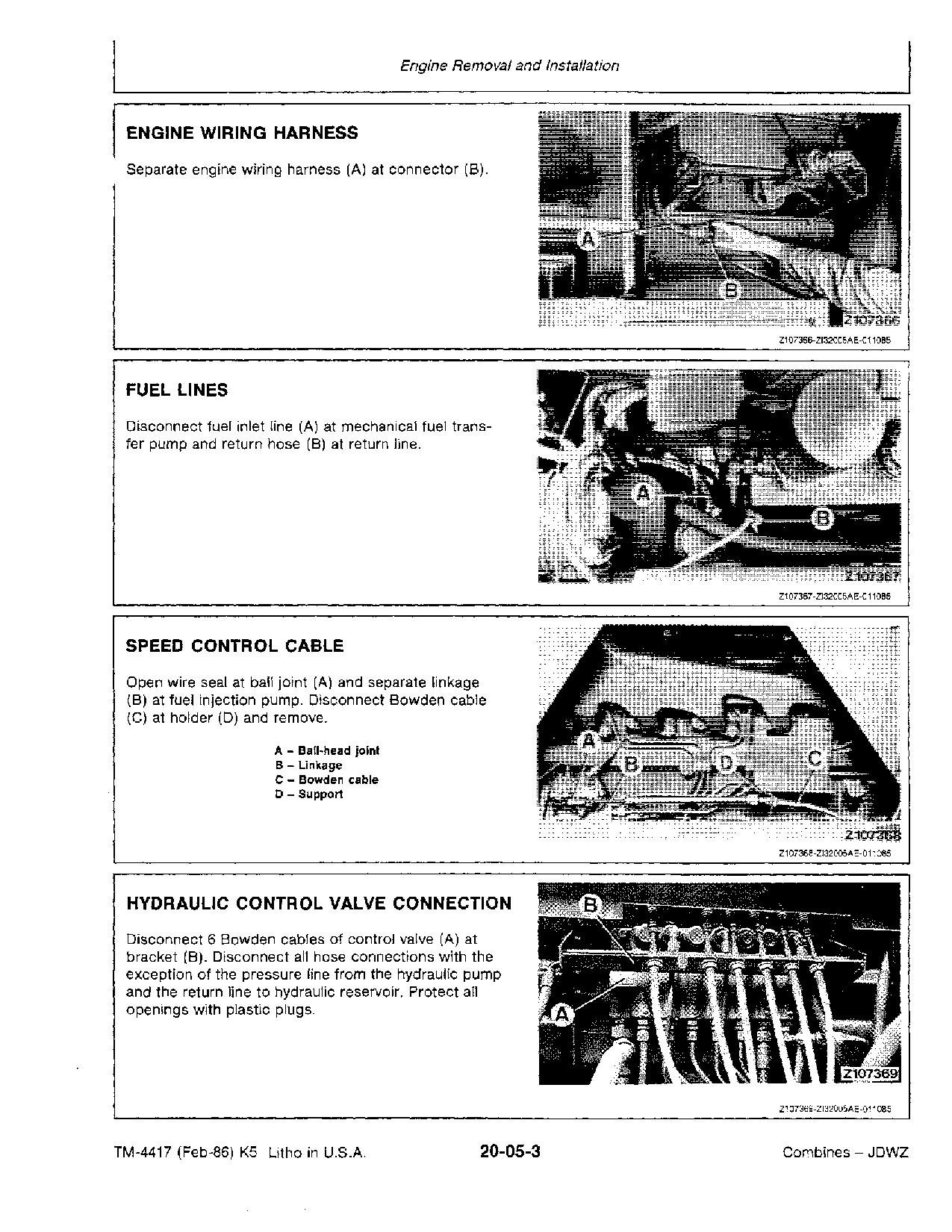 John Deere 4425 Combines Technical Manual TM4417 (2)