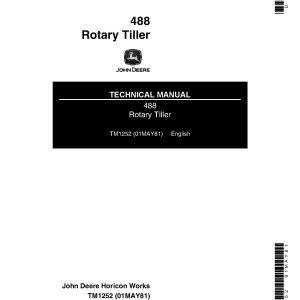 John Deere 448 Tractor Mounted Tillers Technical Manual TM1252 (1)