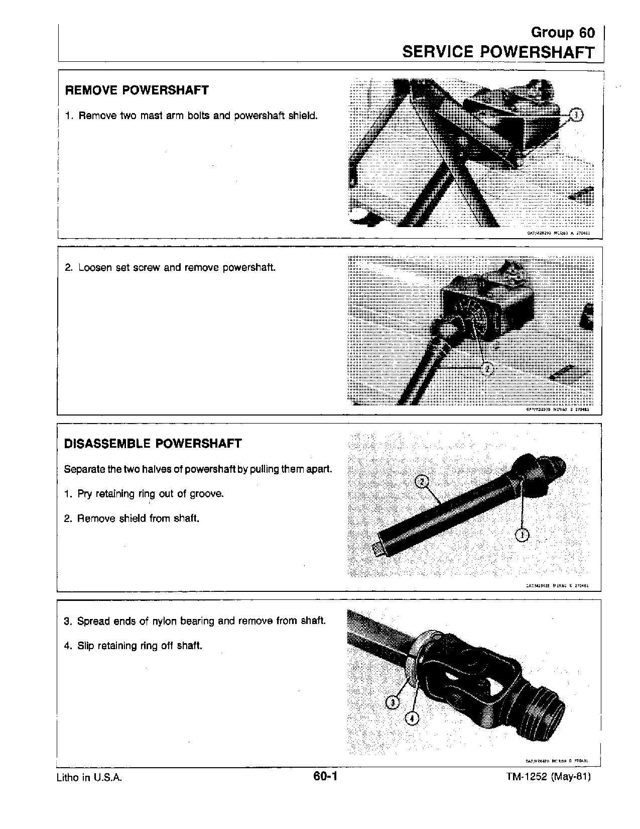 John Deere 448 Tractor Mounted Tillers Technical Manual TM1252 (3)