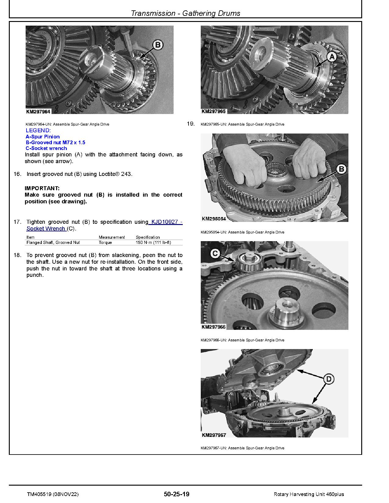 John Deere 460plus Rotary Harvesting Units Technical Manual TM405519 (4)