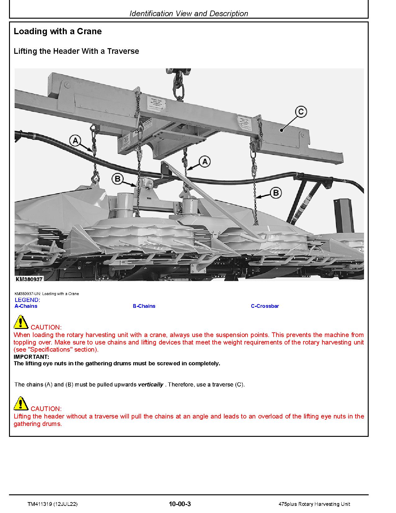 John Deere 475 plus Harvesting Units Repair Manual TM411319 (2)