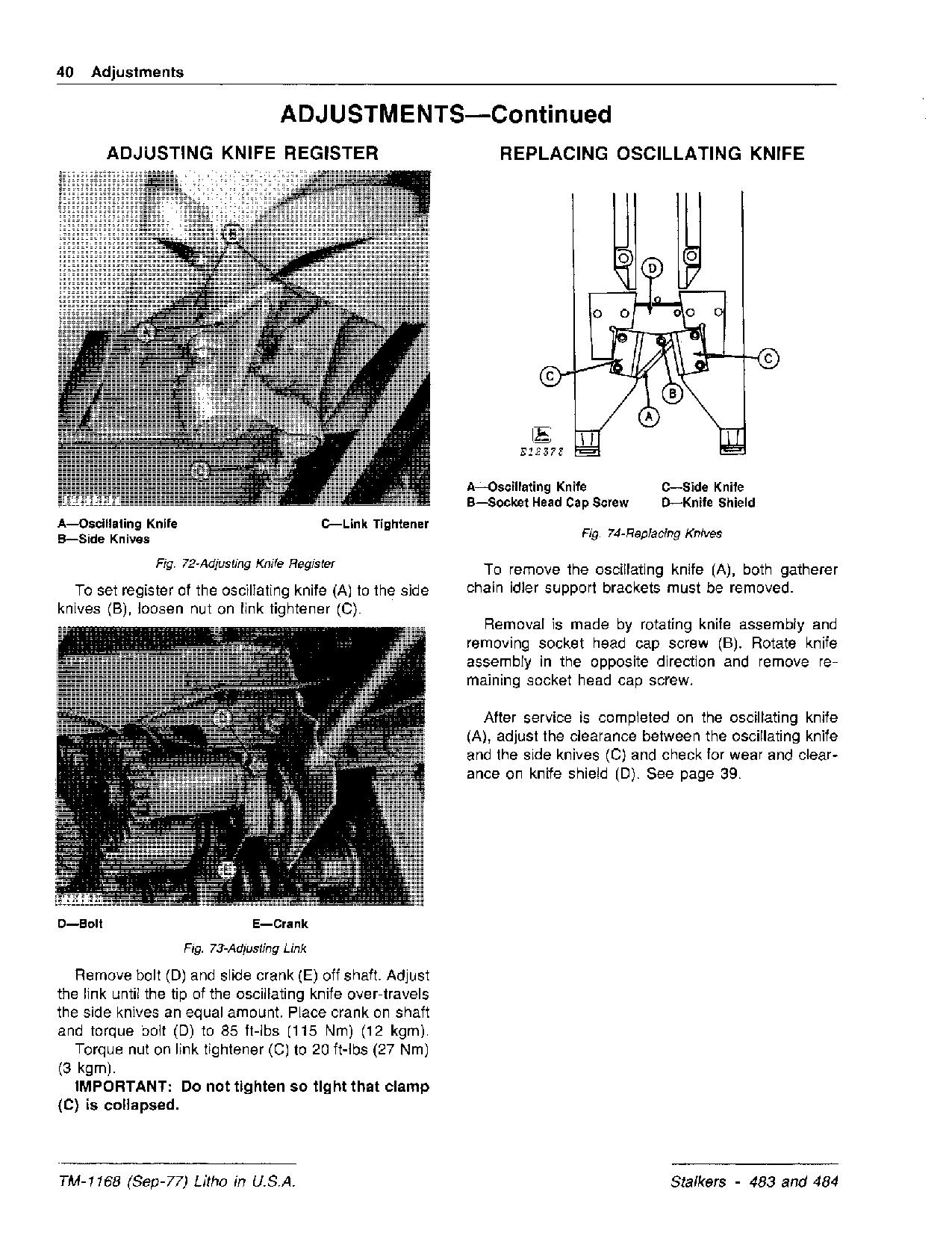 John Deere 483 484 Stalkers Technical Manual TM1168 (3)