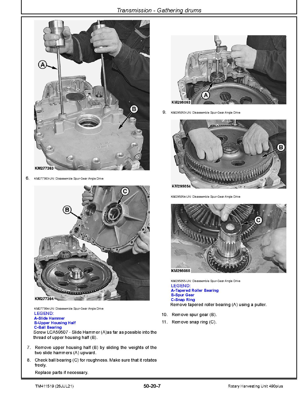 John Deere 490plus Rotary Harvesting Units Technical Manual TM411519 (4)
