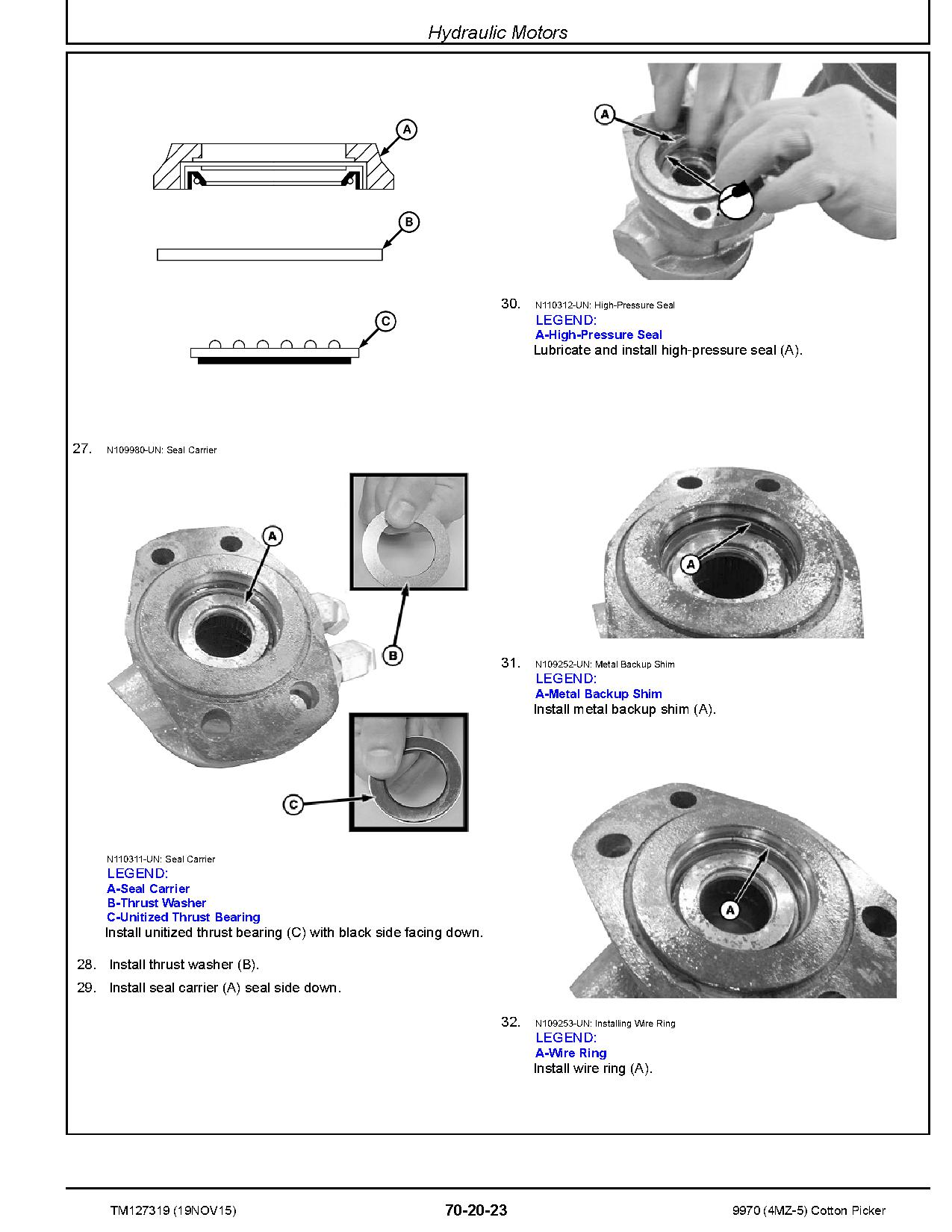 John Deere 4MZ 5 9970 Cotton Pickers Repair Manual TM127319 (4)