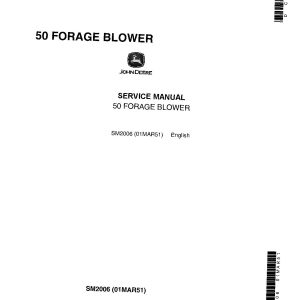 John Deere 50 Forage Blowers Technical Manual SM2006 (1)