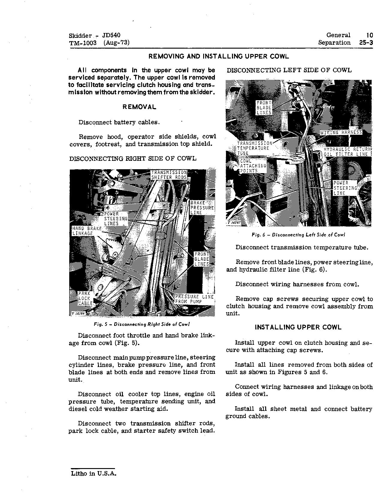 John Deere 540 540A Skidders Technical Manual TM1003 (2)