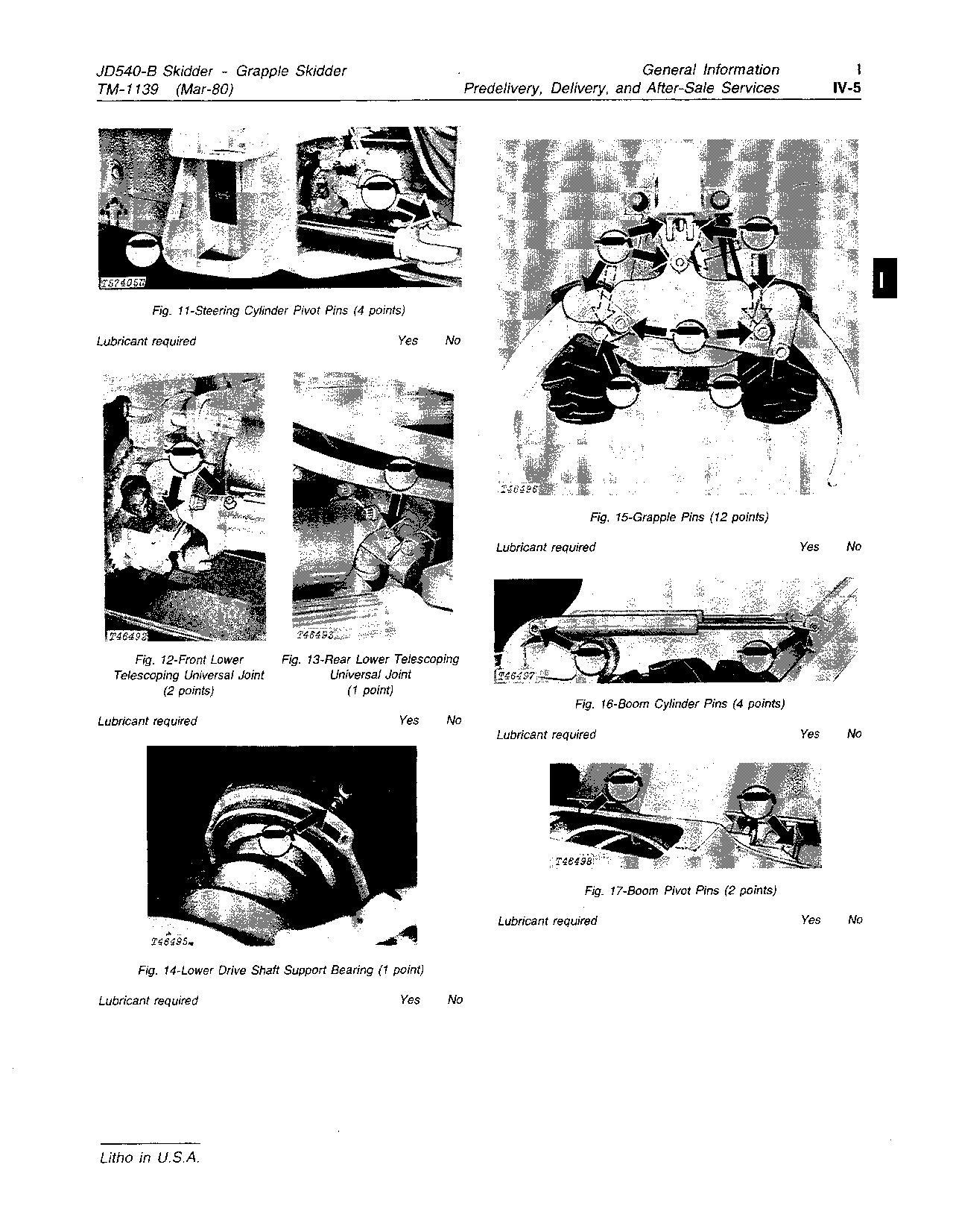 John Deere 540B Skidders Operation Test Manual TM1139 (2)