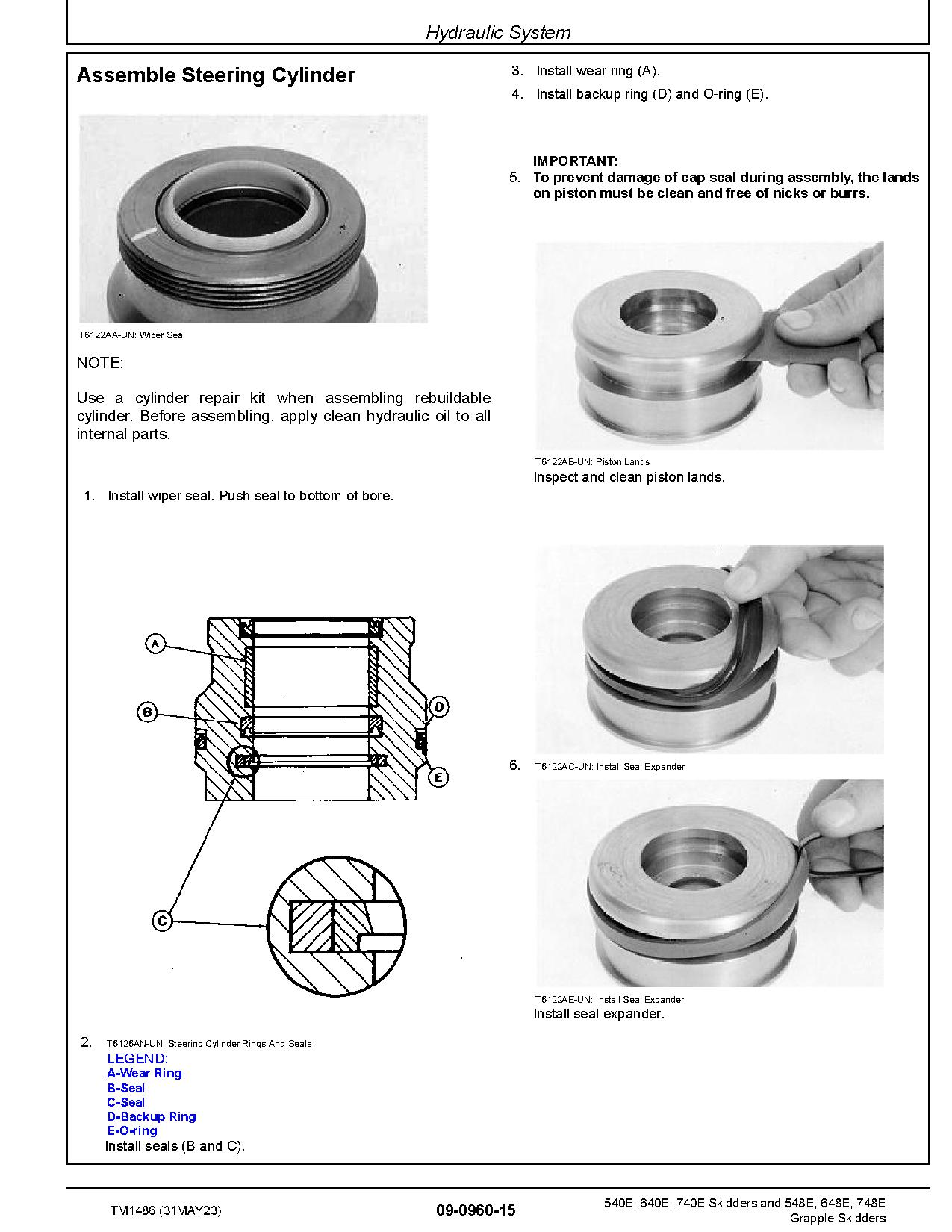John Deere 540E 640E 740E 548E 648E 748E Skidders Repair Manual TM1486 (3)