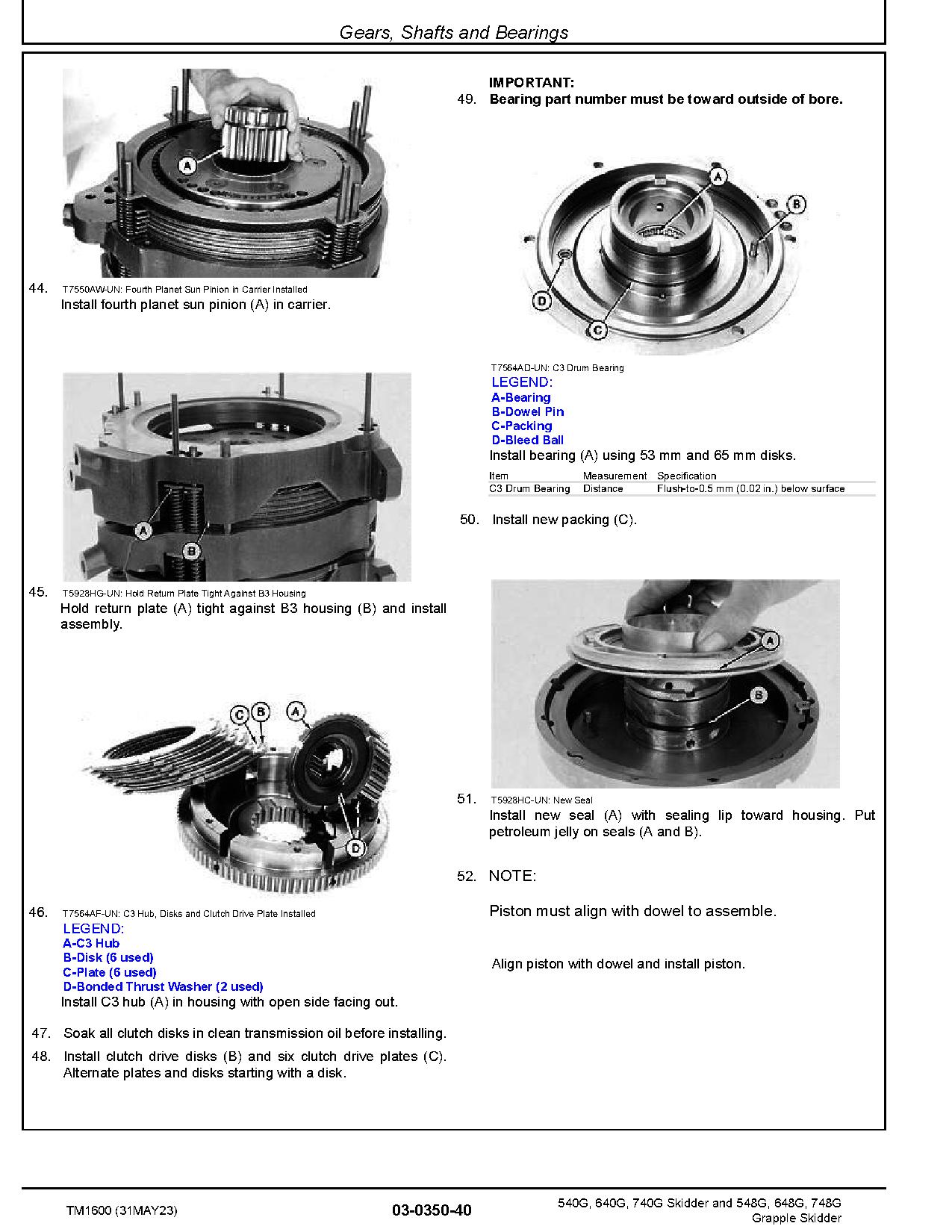 John Deere 540G 640G 740G 548G 648G 748G Skidders Repair Manual TM1600 (3)