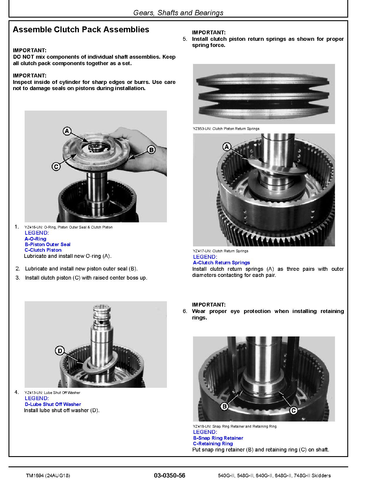 John Deere 540G II 640G II 548G II 648G II 748G II Skidders Repair Manual TM1694 (3)