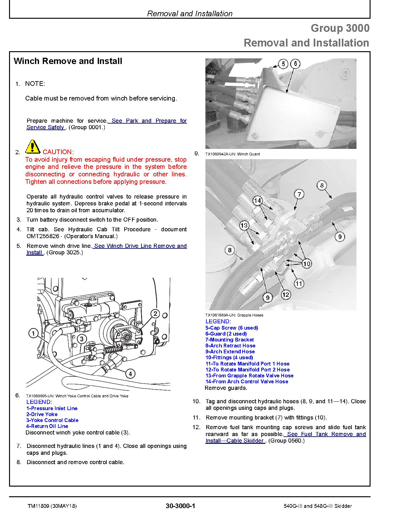 John Deere 540G III 548G III Skidders Repair Manual TM11809 (3)