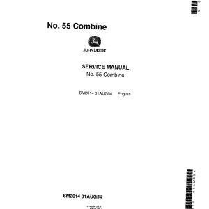 John Deere 55 Combines Technical Manual SM2014 (1)