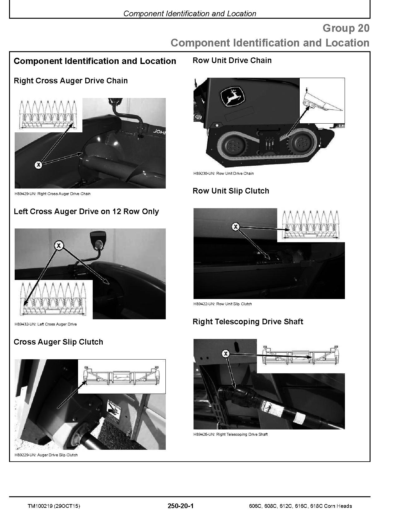 John Deere 606C 608C 612C 616C 618C Corn Heads Diagnostic Manual TM100219 (3)