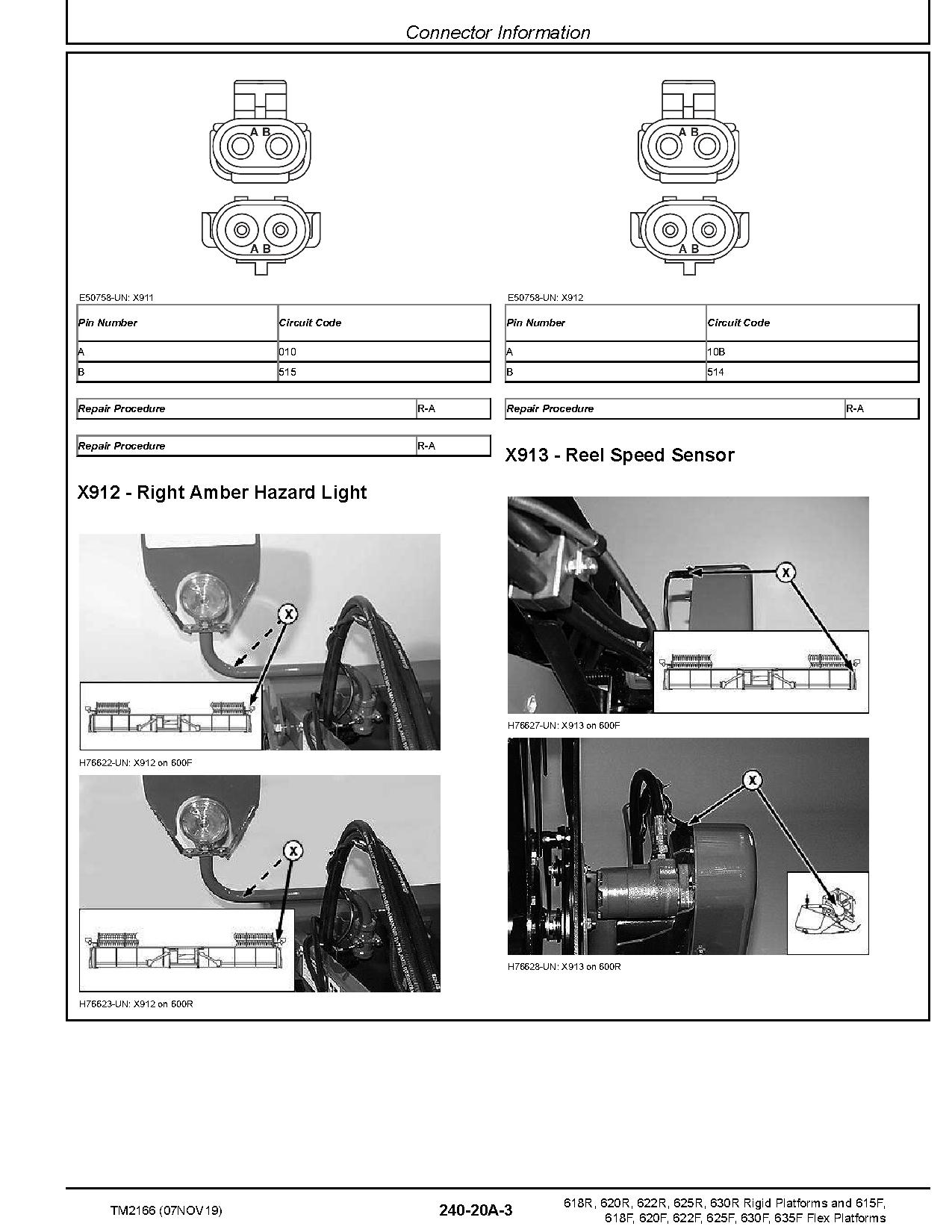 John Deere 615F 630R Rigid Platforms Diagnostic Manual TM2166 (4)