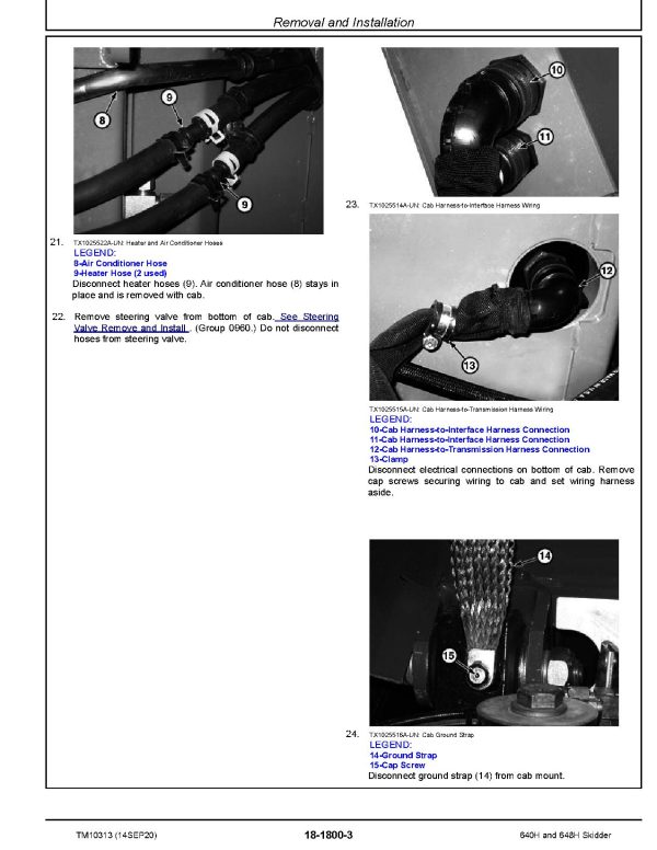 John Deere 640H 648H Skidders Repair Manual TM10313 John Deere 640H 648H Skidders Repair Manual Tm10313 (3)