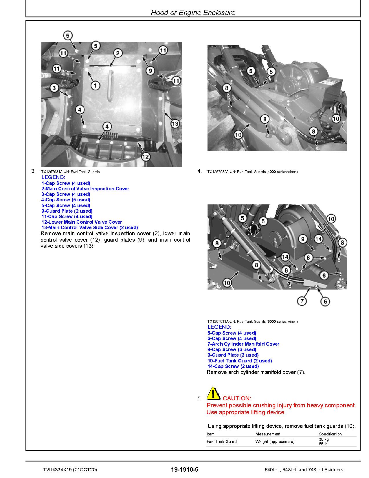 John Deere 640L II 648L II 748L II Skidders Repair Manual TM14334X19 (4)