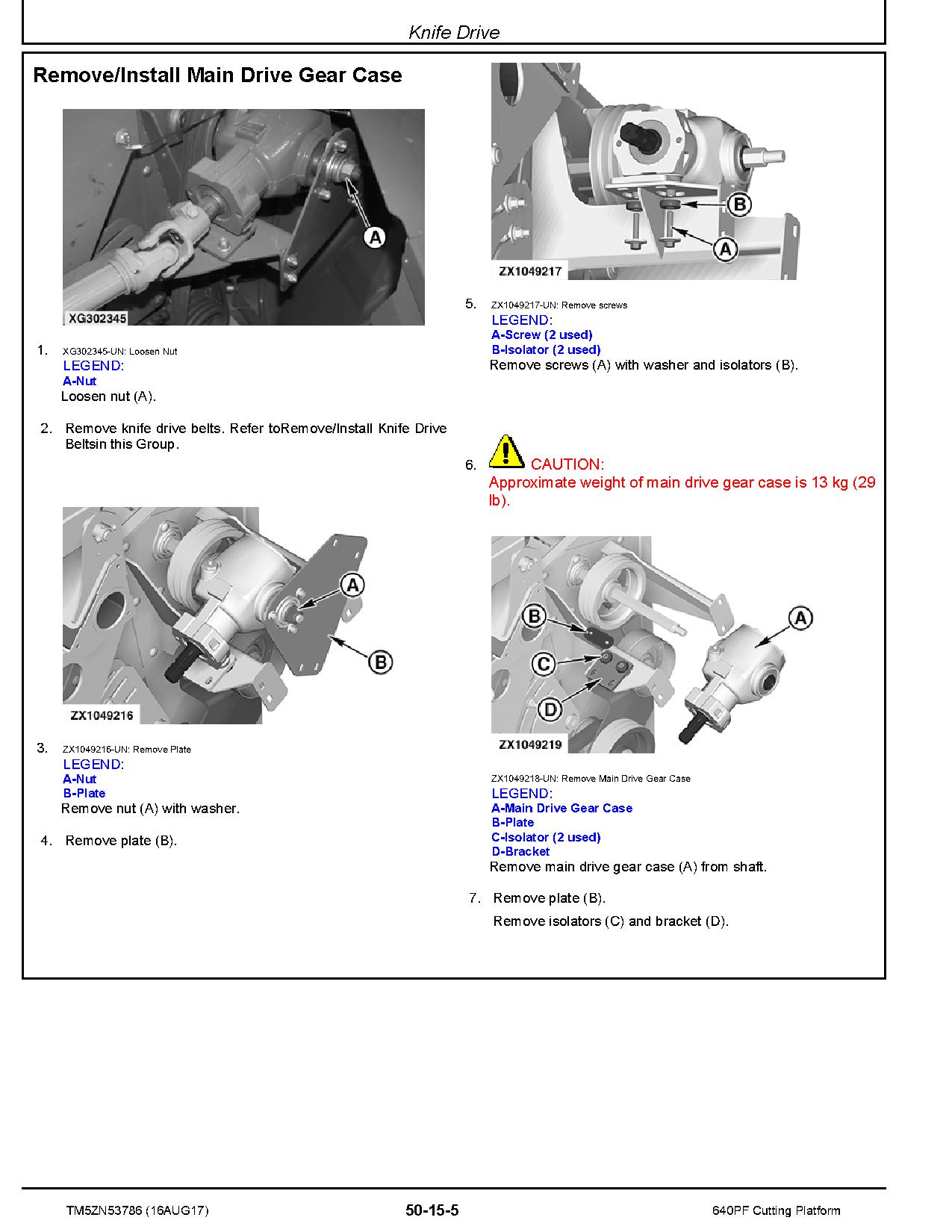 John Deere 640PF Cutting Platforms Technical Manual TM5ZN53786 (3)