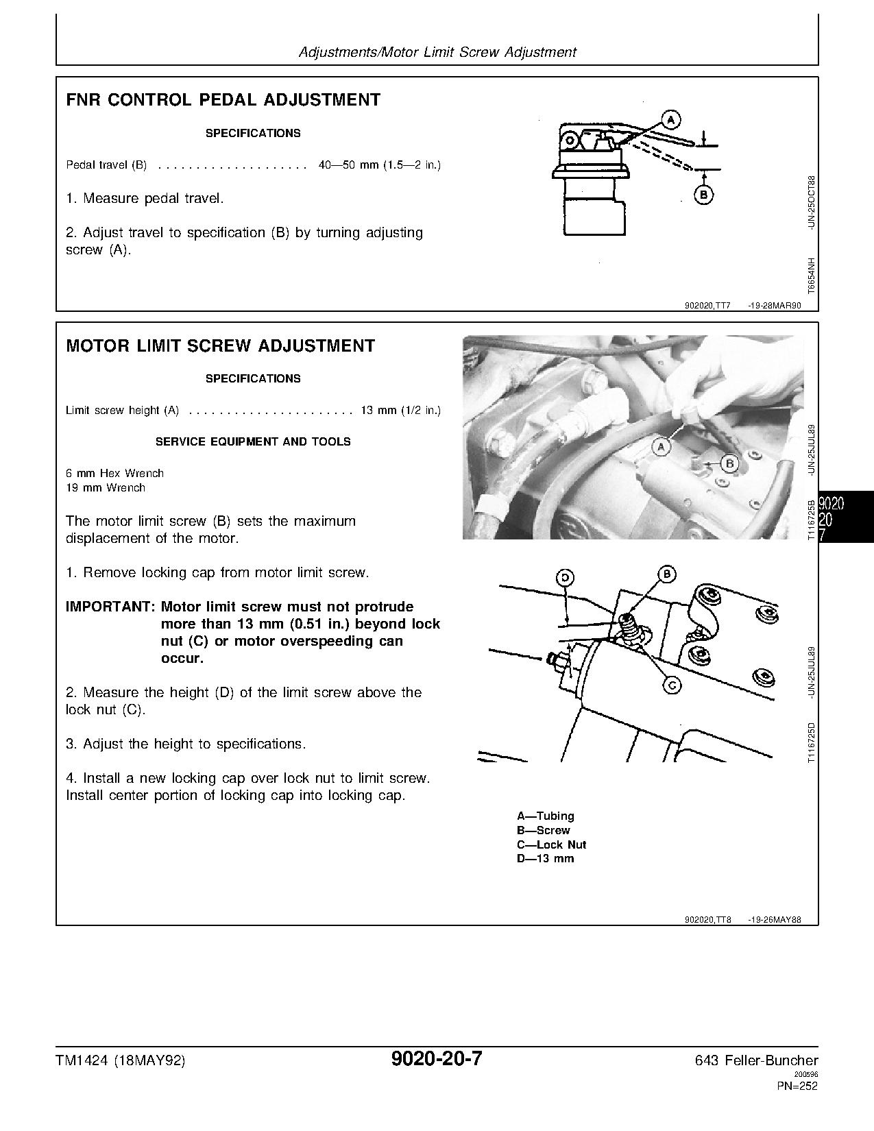 John Deere 643 Wheeled Feller Bunchers Operation Test Manual TM1424 (3)