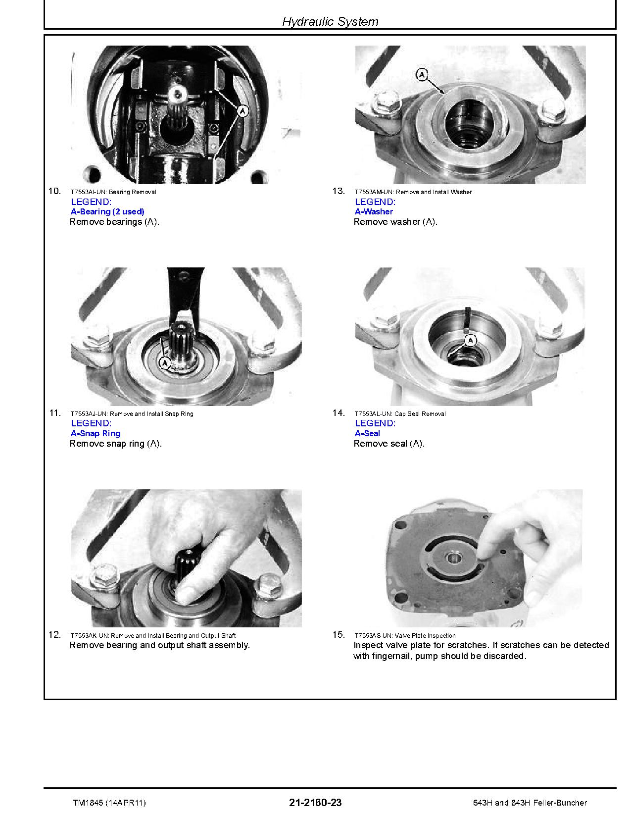 John Deere 643H 843H Wheeled Feller Bunchers Repair Manual TM1845 (4)