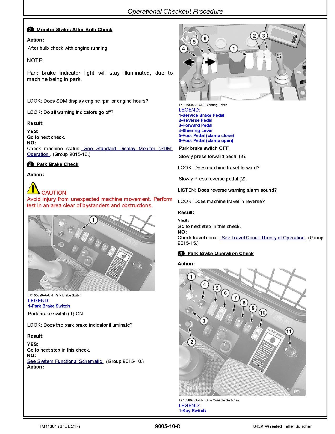 John Deere 643K Wheeled Feller Bunchers Operation Test Manual TM11361 (2)