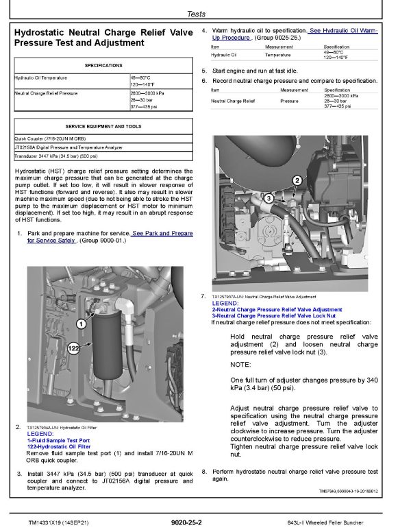 John Deere 643L II Wheeled Feller Buncher Operation Test Technical Manual TM14331X19 (3)