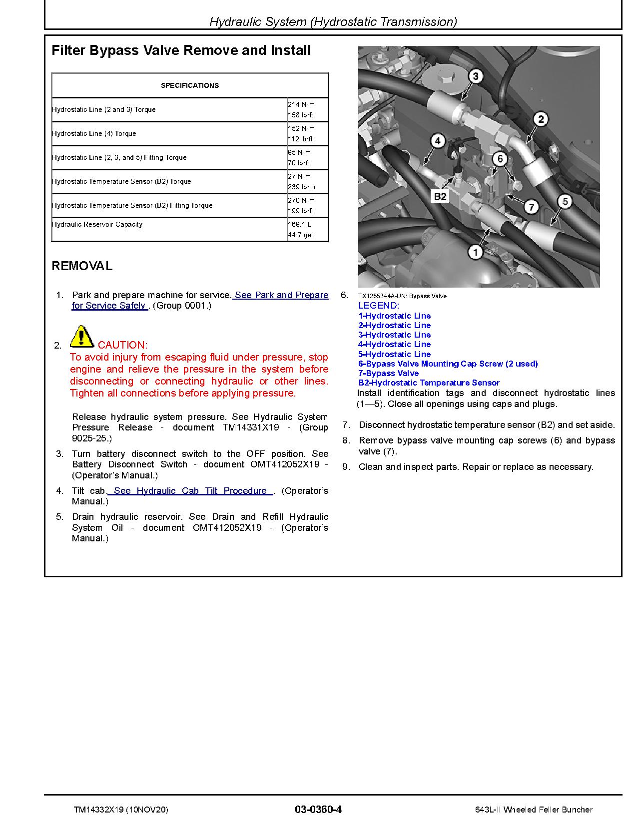 John Deere 643L II Wheeled Feller Bunchers Repair Manual TM14332X19 (2)